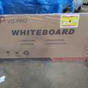 VIZ-PRO Dry Erase Board/Whiteboard, 72 x 40 Inches, Wall Mounted Board for School Office and Home