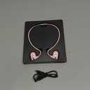 BANIGIPA Kids Headphones, Open Ear Headphones Comfortable for Teens Child Boys Girls, Wireless Bluetooth 5.4 Headset w/Mic for School/Tablet/Travel, 13g Ultra-Light, Protect Hearing, 10H Playtime (G03-Pink)