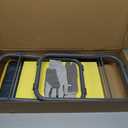 Jardineer Gardening Kneeler and Seat, Foldable Garden Stools for Seniors Gifts, Kneeling Stool and Knee Pad in One Step, Portable Gardening Bench Load Cap 350 lbs with Tools Bag