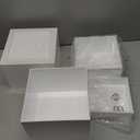 NEETBU Metal Display Stands for Buffet Table - Black & White Cake Risers, Cupcake Stand for Wedding, Party, Catering Supplies, Elegant Food Risers for Display 6 Pcs