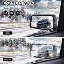 Driver Left Side Door Mirror for 2019 2020 2021 2022 2023 Chevrolet Silverado 1500 /GMC Sierra 1500 Mirros with Power and Heated Glass