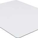 Lorell Tempered Glass Chairmat, 48" Width x 60" Depth x 0.25" Thickness, Clear, 1 Each