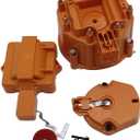 Performance Orange Male HEI Distributor Cap & Rotor Replacement Kits Fits for SBC BBC 305 350 454