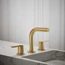 KOHLER K-33592-4K-2MB Elate® Widespread Bathroom Sink Faucet, Durable Brass Bathroom Faucets, Sleek Finish, 1.0 GPM, Vibrant Brushed Moderne Brass