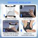 Starlink Mini Mount, Starlink Mini Suction Cup Mount, Universal Heavy Duty Suction Cup Kit for Car Windows, Sunroofs, RVs, Boats, Secure Holder for Stable Satellite Signal During Road Trips