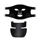 Led Facial and Neck Mask, Usb Rechargeable Beauty Equipment with Adjustable Strap, Home Spa Facial and Neck Care Tools, Mother's Day Gift