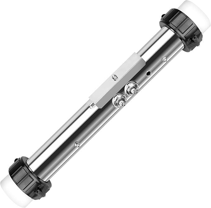 Spa Hot Tub Heater Assembly with 4.0KW 240V Hot Tub Heater Element, fit for 15" x 2" Stainless Steels Flow-Thru Heater Housing B24055R Compatible with Sundance / B24055Q