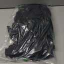 Kaximil Women's Square Neck Ruffle Hem Mini Dress Ruched Waist Short Party Dresses, X-Small, Black