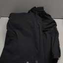 FREE SOLDIER Men's Waterproof Snow Insulated Pants Winter Skiing Snowboarding Pants with Zipper Pockets (Large(38-40)/30L, Black)