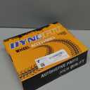 DYNOFIT 12mmx1.5 Wheel Spike Lug Nuts, 20 x M12x1.5 Lug Nut, 3.35 inch Tall Closed End Nuts with 1 Socket Key Compatible with Acura Honda Chevy Hyundai Toyota Lexus Mitsubishi(Chrome)