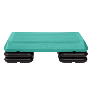 The Step Original Circuit Size Aerobic Platform, Nonslip Platform With Four Black Risers