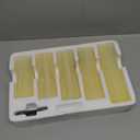 Flameless Wax Pillar Candle: Pack of 5 Battery Operated LED Candles H5 6" 7" 8" 9" D2.2 Electric Fake Flickering Candles with Timer Remote for Home Christmas Halloween Deco Gift (Modern Style)