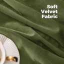 BGment Sage Green Velvet Curtains 108 Inches Long, Super Soft Room Darkening Thermal Insulated Soundproof Back Tab and Rod Pocket Curtains for Bedroom/Living Room, Set of 2 Panels, 52 x 108 Inch