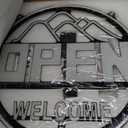 LED Open Signs for Business, 16''x16'' Ultra Bright Open Light Up Signs with Timer via App or Remote, DIY Editor Colours Sign High Visibility Day & Night Window Sign for Shop, Bar, Restaurant-Red Bright
