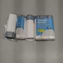 120 Counts 1.6 Gallon Mini Drawstring Trash Bags, Small Garbage Bags by KSSKSS, Code a fit 4.5-8 Liter, 1.2-2 Gal, White Trash Bin Liners for Home Office Kitchen Bathroom Bedroom