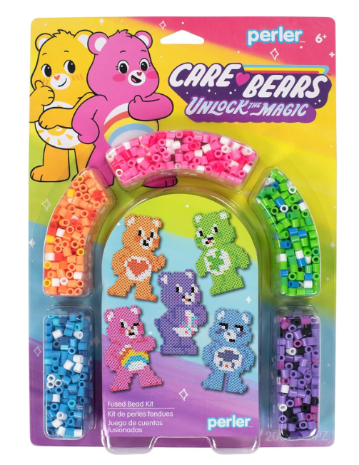 Care Bears ‘Unlock The Magic’ Perler Fused Bead Craft Kit - Makes 5 Bears - NEW!- 2 Packs