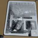 Floor Lamp with Linen Shade, Dimmable Tall Standing Lamp with Remote Control & 3 Color Temperatures, Modern Floor Lamps for Living Room Bedroom Office Corner, 9W LED Bulb Included (Beige)