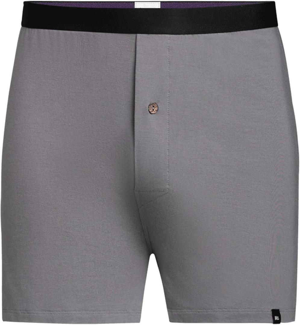 MeUndies  Mens Boxers  Breathable and Comfortable Tencel Micro Modal Fabric (X-Large, Grey)