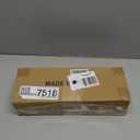 Nieifi Spice Rack Wall Mount, 4 Pack, Black, Screw or Adhesive Installation, Spice Rack Organizer for Your Kitchen Cabinet or Pantry Door