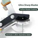 PrunePro Loppers for Tree Trimming Stainless Steel Branch Cutter Heavy Duty Bypass Tree Pruner Rust Resistant Sharp Blade Up to 2" Tree Limb Trimmer for Gardening