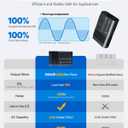 DOACE 220v to 110v Voltage Converter for European Travel: Max 500W Pure Sine Wave Voltage Converter US to Europe - 220 to 110 International Power Adapter Plug Combo Step Down Transformer Black