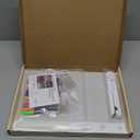 Rechargeable Lumi LED Drawing Board with 12 Markers,13.7"x10"LED Note Board Acrylic Dry Erase Board with 7 Colors Light, Doodle Glow Message Board for Birthday Halloween Christmas Gifts(White)