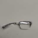 (Must Buy Both Eye) Black Clear-Right Eye +0.75 Reading Glasses with Different Strength for Each Eye