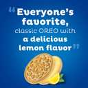OREO Lemon Creme Sandwich Cookies, Party Size, 24.95 oz (Pack of 1)