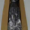 RECUTMS Fake Black Plants,Artificial Grass Fake Plants Outdoor Plants UV Resistant Greenery Stems Fake Grass Halloween Plants for Window Garden Patio Pathway Front Porch Halloween Décor 12Pcs(Black)