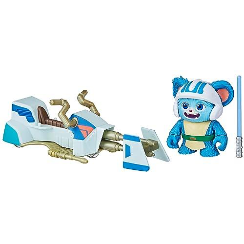 Star Wars: Young Jedi Adventures Nubs Figure & Speeder Bike, 4-Inch Scale Action Figures & Vehicles, Toys, Preschool Toys for 3 Year Old Boys & Girls