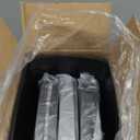 3 Pack Bathroom Small Trash Can with Lid, 2.6 Gallon Slim Garbage Bin with Pop-Up Lid, 10L Plastic Wastebasket for Bedroom, Office, Kitchen, Toilet (Black)