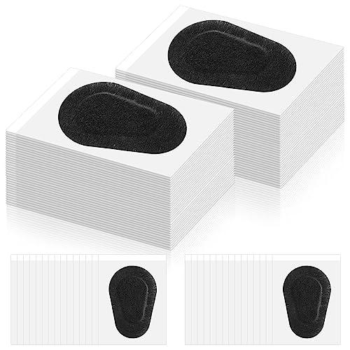 120 Pcs Adhesive Eye Patches, Eye Patches for Adults Pad Disposable Eyepatch Latex Free Adhesive Bandages for Adult(3.3 x 2.3 Inches,Black)