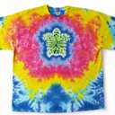 Colorful Tie Dye Sea Turtle Shirt, Size XXL
