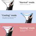 Ms.W Red Light Neck Face Massager, Facial Massager with Hot & Cold Modes for Skin Care, Vibration for Skin Tightening and Rejuvenation