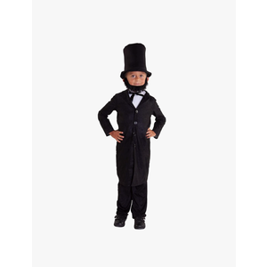 Morph Costumes Abraham Lincoln Costume For Kids - Presidents Day Halloween Outfit For Boys, Historical Dress Up Size M