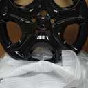 4-Pack 17 Wheel Skins Hubcaps for 2013-2025 Ford Escape | OEM Alloy Wheel Replacement Covers | Snap-On ABS PC Anti-Rust Rim Protector | Factory Fit Only (Gloss Black)