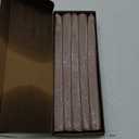 10 Inch Light-Mocha Taper Candles for Home Decoration, 10 Pack Unscented Candlesticks for Dinner Wedding Party, Smokeless and Dripless Candle Sticks