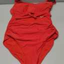 Eomenie Women's One Piece Swimsuit Tummy Control Slimming Bathing Suit Cutout Tie Knot Swimwear M