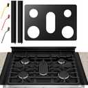 Stove Cover for LG Gas Stove Top Covers for Gas Burners for Model LGLDG4315 LRG4115 LRG4113 LDG4313 LRGL5825, LRGL5823, LSGL6335DF  Reusable NonStick Stove Top Cover Guard With 2PCS Stove Gap Covers