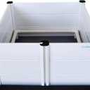 Whelping Box for Dogs & Puppies Premium 36" Modular Design with Easy-Open Door, Pig Rails, Oxford Floor Liner & Washable Pee Pad Indoor/Outdoor, Easy-Clean & Durable