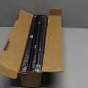 5/8 Diameter Curtain Rods 30-90 Inch, for 30-84 Inch Windows, Adjustable Splicing Black Curtain Rods for Windows with Brackets, Window Rod Long Small Curtains Rod, 2 Pack