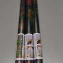 Privacy Window Film Static Cling, Frosted Stained Glass Effect with Floral Bird Pattern, UV Blocking & Heat Control for Bathroom, Office, Car, No Glue (31.5 x 78.7 Inch) Set of 3