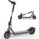 KEQ Electric Scooter Adults 10"/8.5" Tires,22/19Mph 500/350W Motor 19/30 Miles Range Dual Suspension Shock Absorption Dual Braking System Portable & Foldable E Scooter for Travel and Campus Use