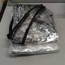 ZOBER 2 Pack Christmas Wreath Storage Container 36 Inch - Wreath Bag for Artificial Wreaths Box - Dual Zippered Wreaths Storage Bag with Durable Stitch Reinforced Handles - Black