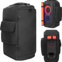 Speaker Cover Case Compatible with JBL PartyBox 120/PartyBox 110, Protective Dustproof Carrying Cover with Open Bottom (No Velcro), Side Pockets for Outdoor Travel, Parties, Home Use