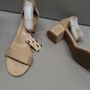 Heels Charm Women's Strappy Chunky Block Low Heeled Sandals 2 Inch Open Toe Ankle Strap High Heel Dress Sandals Daily Work Party Shoes,Size 8.5