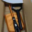 Snow Shovel, Collapsible Aluminum Alloy with Ice Scraper Brush - Portable Folding Shovel for Camping, Car Emergency, Winter Outdoor - 25.98" Lightweight Durable Design