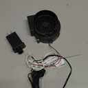 Air Blower Fan for Inflatables, 12V 0.8A Mini Airup Replacement Blower Fan with 1.0A Adapter and 3 LEDs Bulbs Light for Halloween and Christmas Inflatables (IP68 Waterproof, 4500RPM, 3.8*3.8'')