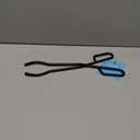 Black Heavy Duty Cast Iron Fire Place Log Tongs for Indoor Fire/Fire Pits Accessories/Tongs for Outdoor Stove/Long Logs Tweezers/Firewood Tongs/Campfire Tongs