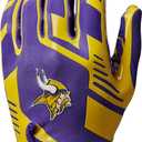 Wilson NFL Stretch Fit Football Gloves – Youth and Adult Sizes